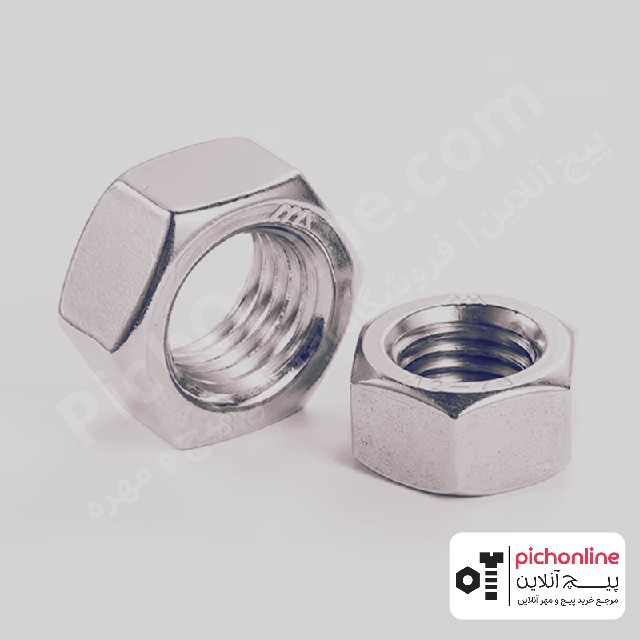 مهره استیل 304 (دنده ریز)