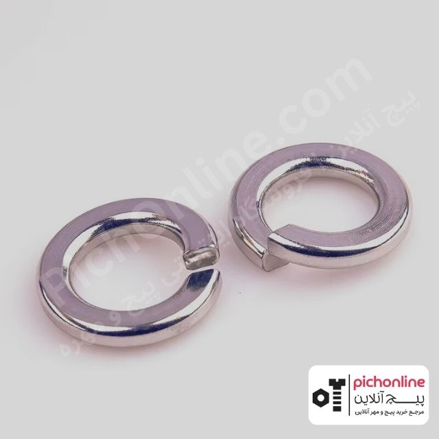 واشر فنری استیل 304 و 316
