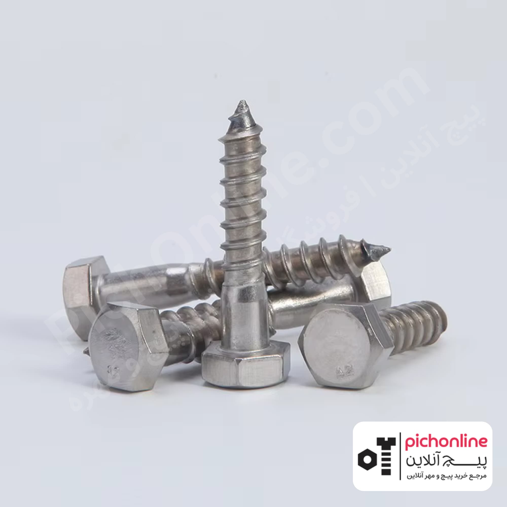 پیچ تلگرافی / پیچ لگ  (DIN 571) ایرانی