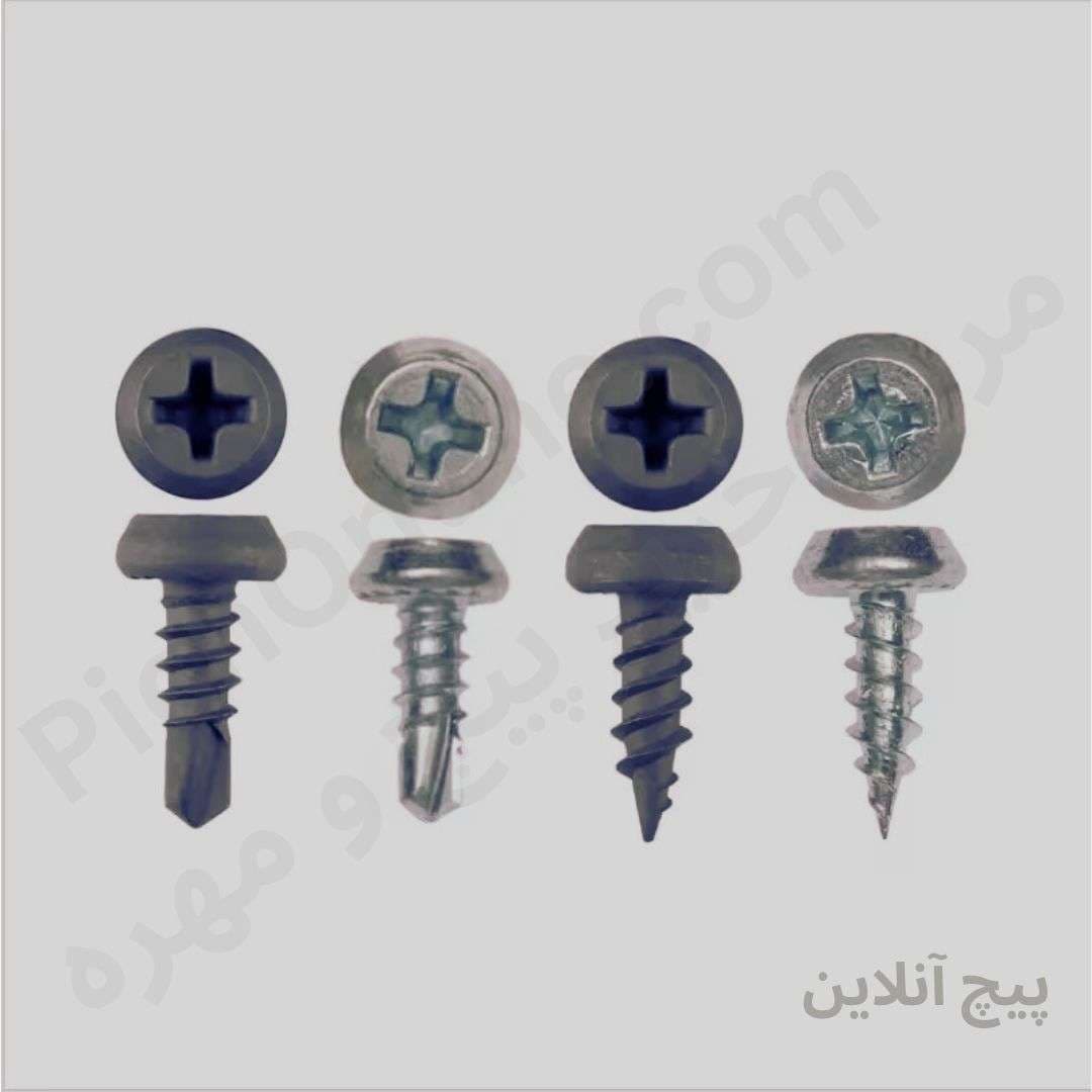 پیچ سازه به سازه سرمته‌ - تیز