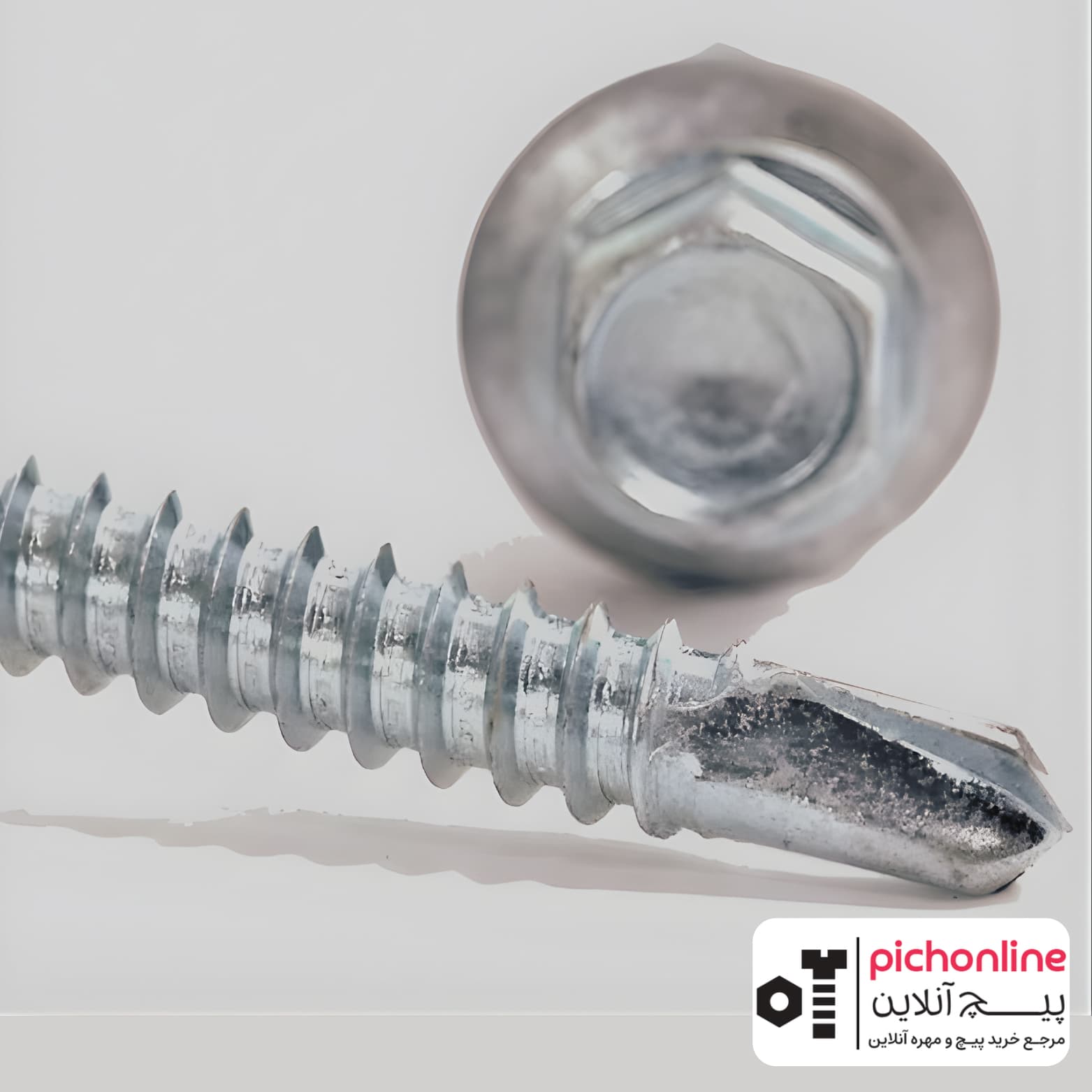 پیچ خودکار شیروانی سرمته ای تایوانی | DIN 7504 K